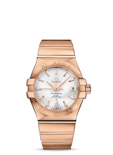 Omega Constellation Co-Axial 35 Red Gold / Silver